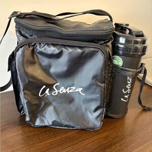 La Senza Black Lunch Bag with Bottle Holder